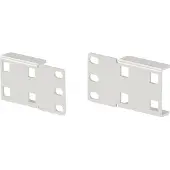 EFB Elektronik PDU-Halter 2-fach, Set 2 Stück, RAL9005 für Schrankserie PRO