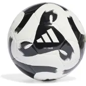 Adidas HT2430 Tiro CLB Unisex Recreationsfußball für Erwachsene, weiß/schwarz, Größe 5