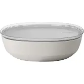 Mepal campinggeschirr - Servierschale Silueta 4.0 l mit Deckel - Nordic white