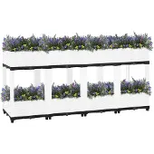 vidaXL Hochbeet 160x40x71 cm Polypropylen
