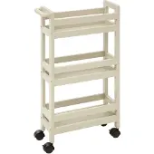 5 Five Farben Leinen 3-stufiger Trolley auf Rollen