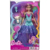 Barbie A Touch of Magic -Puppe mit 2 fantastischen Tieren, Malibu“ aus Ein verborgener Zauber“, Modepuppe, Weiblich, 3 Jahr(e), Mädchen, 300 mm, 171 g