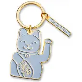 Donkey Products Donkey Maneki Neko Keyring - Grau
