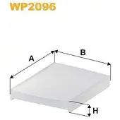 WIX FILTERS Filter, Innenraumluft WP2096