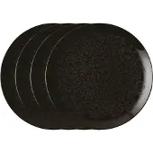 Arthur Krupp Pizzateller Porcelain Eclipse Night 32 cm (4-Teilig)