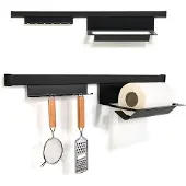 Kesseböhmer Linero EasyLine Set-3 schwarz matt / Relingsystem /
