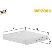 WIX FILTERS Filter, Innenraumluft WP2086