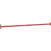 vidaXL Turnstange 125 cm Stahl Rot