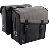 Willex Doppelte Gepäckträgertasche Canvas | Größe 40 L