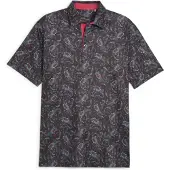 Puma Herren Polo Cloudspun Paisley Polo