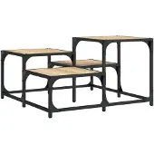 vidaXL Couchtisch Sonoma-Eiche 68x68x40 cm Holzwerkstoff