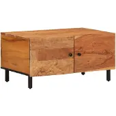 vidaXL Couchtisch 80x50x40 cm Massivholz Akazie
