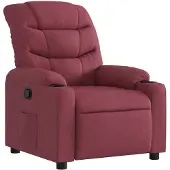 vidaXL Relaxsessel Weinrot Stoff