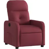 vidaXL Relaxsessel Weinrot Stoff
