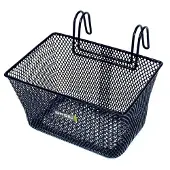 Basil Tivoli, Vorderseite, Fahrradkorb, Stahl, Schwarz, 5 kg, CE
