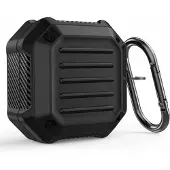 Cadorabo Hülle für Samsung Galaxy Buds PRO/LIVE/Buds 2 in Schwarz Tragbare TPU Kopfhörer Schutzhülle