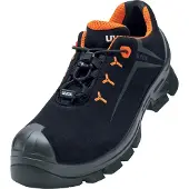 Uvex Sicherheitshalbschuhe S3 HI, HRO SRC 2 MACSOLE aus Mikrovelours, xenova Kunststoffkappe, Weite 14, Größe 38
