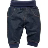 Schnizler Baby Sweat-Hose Jeans-Optik in Blau | Gr.: 62