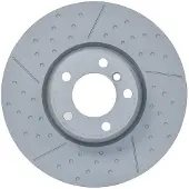 Bosch Bremsscheibe 0 986 479 E12 vorne, belüftet, geschlitzt, hochkarbonisiert, 1 Stück