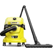 Kärcher Akku-Nass-/Trockensauger WD 2-18, 270W, 12l, Vliesfilter, gelb