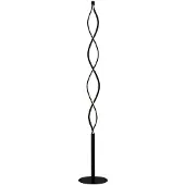 LINDBY LED-Stehleuchte Welina, schwarz, 150 cm, dimmbar