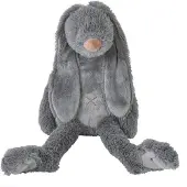 Happy horse Kuscheltier Hase Richie dunkelgrau 38cm - superweiches Plüsch
