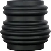 By On Vase "Mila" in Schwarz - (H)16 x Ø 15 cm - onesize