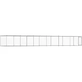 vidaXL Hundezwinger mit Tür Grau 12x2x1,5 m Verzinkter Stahl