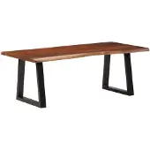 vidaXL Couchtisch Honigbraun 110x55x40 cm Massivholz Akazie