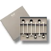 Mepra Kaffelöffel Evento Silber (6-teilig)