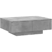 vidaXL Couchtisch Betongrau 90x60x31 cm Holzwerkstoff