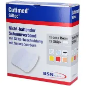 Bsn Medical Cutimed Siltec Schaumverb.15x15 cm nicht haftend 12 St Kompressen