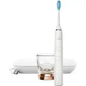 Philips Sonicare DiamondClean 9000 HX9911/94 Elektrische Schallzahnbürste mit App - Rose Gold, Erwachsener, Schallzahnbürste, Normal, Weich, Weiß, Oval, Ergonomisch