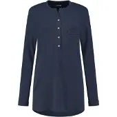 Yumeko Pyjamaoberteil Jersey Baumwolle S Blau - Eco, Bio & Fairtrade