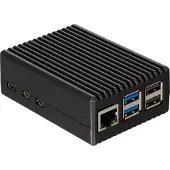 Raspberry Pi RB-AlucaseP5-08 SBC-Gehäuse Passend für Entwicklungskits Raspberry Pi inkl (RB-AlucaseP5-08)