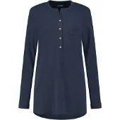 Yumeko Pyjamaoberteil Jersey Baumwolle M Blau - Eco, Bio & Fairtrade