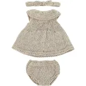 Miniland Strickset: Kleid Und Stirnband 32 Cm