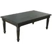 Ebuy24 Amaretta Couchtisch mit 2 Schubladen, schwarz.