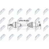 NTY NPW-FR-024 Antriebswelle Vorne Links Vorne für FORD FOCUS (DAW, DBW) FOCUS Kombi (DNW) FOCUS Stufenheck (DFW) Focus Mk1 Kasten / Kombi (DNW)