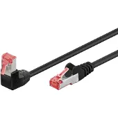 Goobay 51547, 10 m, Cat6, S/FTP (S-STP), RJ-45, RJ-45, Schwarz