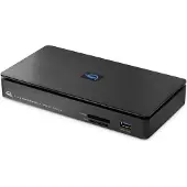 OWC Thunderbolt Pro Dock, Kabelgebunden, Thunderbolt 3, 85 W, 10GBASE-T, Schwarz, CFexpress, MicroSDHC