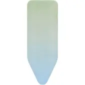 Brabantia Board Cover C, Bügelbrettabdeckung, Baumwolle, Grün, Blau, Einfarbig, 1240 x 450 mm, 1240 mm