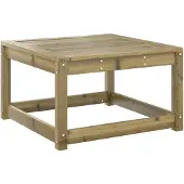 vidaXL Gartenhocker Kiefernholz Imprägniert