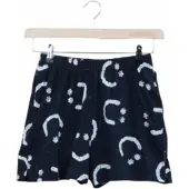 Snurk Pyjama Hose Shorts Creamy Smile Damen Black-XS