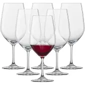 Schott zwiesel SCHOTT 8003.20001, Rotweinglas, Tulpenglas, Glas, Transparent, Bordeaux Wein, 640 ml