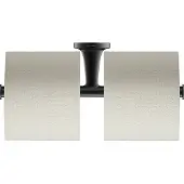 Duravit Starck T papirholder - Starck T dobbelt papirholder, sort mat