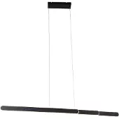 TRIO LED-Pendelleuchte - 130 x 150 cm - 1-flammig - Schwarz - Metall - breiten- und höhenverstellbar