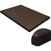 vidaXL Hundebett Haustiermatte Quadratisch Braun M