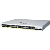 Cisco CBS220-24P-4X, Managed, L2, Gigabit Ethernet (10/100/1000), Power over Ethernet (PoE), Rack-Einbau