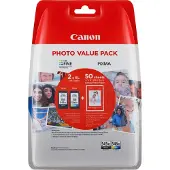 Canon PG-545XL/CL-546XL Photo Value Pack, Schwarz, Cyan, Magenta, Gelb, 2 Stück(e), Foto-Wertpaket